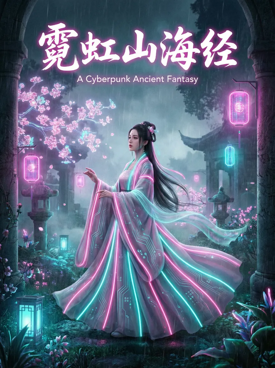 在御花园进入太子妃的小说 古风奇缘短剧 - 霓虹山海经海报